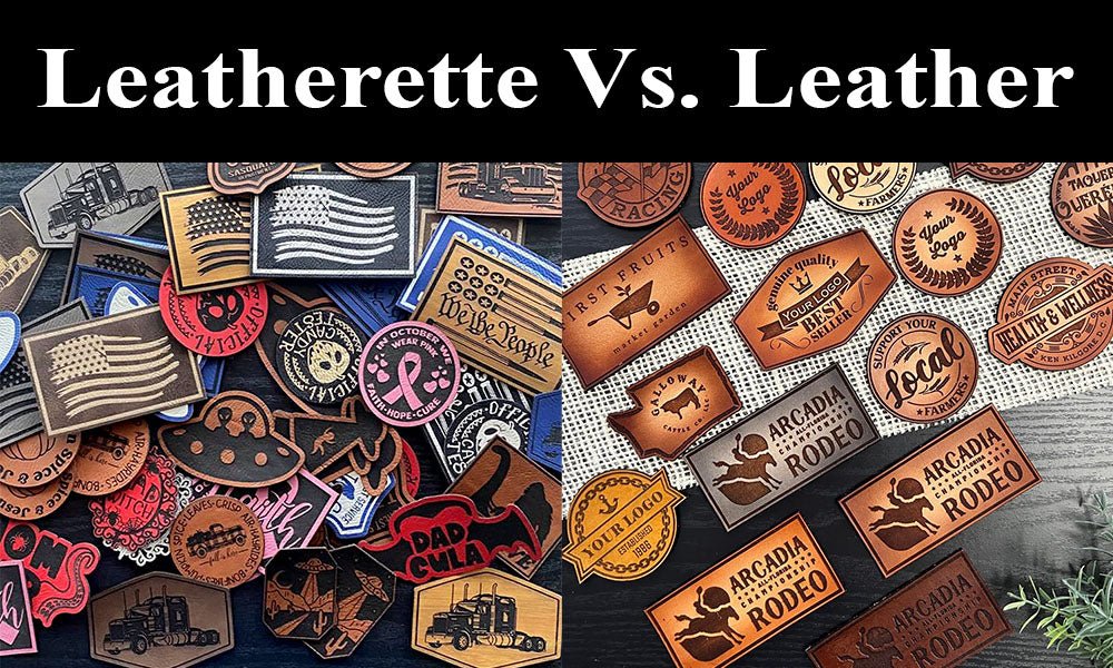 Leather Vs. Leatherette:  How To Choose Your Patch Type for Business - patchpalooza