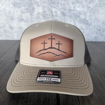 Calvary Cross Hat - Richardson 112, Christian Hat - patchpalooza