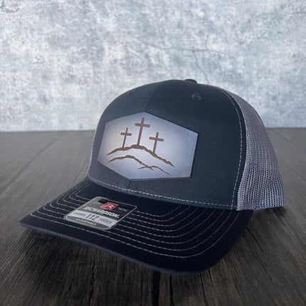 Calvary Cross Hat - Richardson 112, Christian Hat - patchpalooza