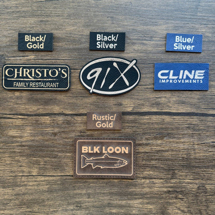 Custom Patches for Business, Events, Promotion - Vegan Leather - patchpalooza
