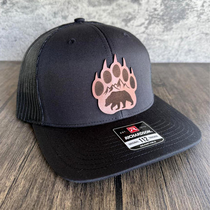 Side profile of mountain hat showcasing mesh back