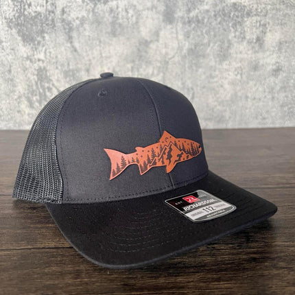 Mountain fish hat styled for fishing and hiking enthusiasts