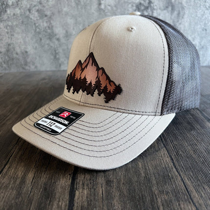 Mountain Hat - Outdoor Hat, Gift for Him, Richardson 112 - patchpalooza