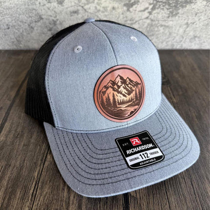 Mountain lake hat as a gift for hikers and nature enthusiasts