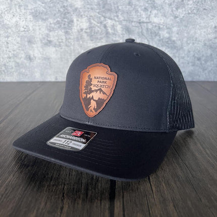 Side view of big foot hat