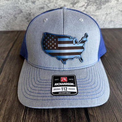 United States Flag Hat - Richardson 112, Patriotic Hat - Patch Palooza
