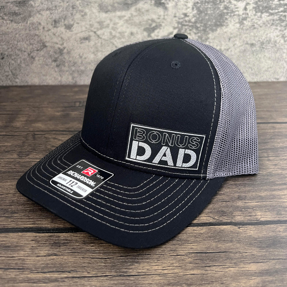 Bonus Dad Hat Gift for Step Dad on Fathers Day - Richardson 112 - patchpalooza