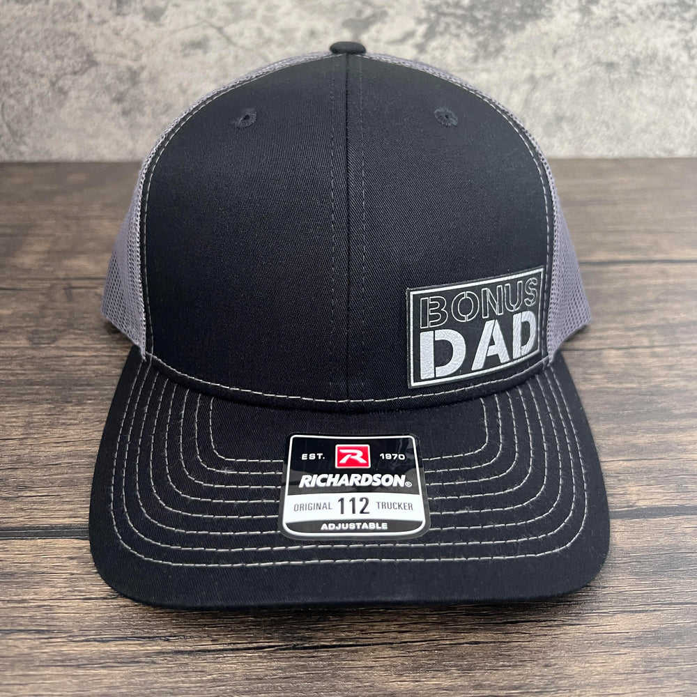 Bonus Dad Hat Gift for Step Dad on Fathers Day - Richardson 112 - patchpalooza