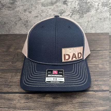 Bonus Dad Hat Gift for Step Dad on Fathers Day - Richardson 112 - patchpalooza