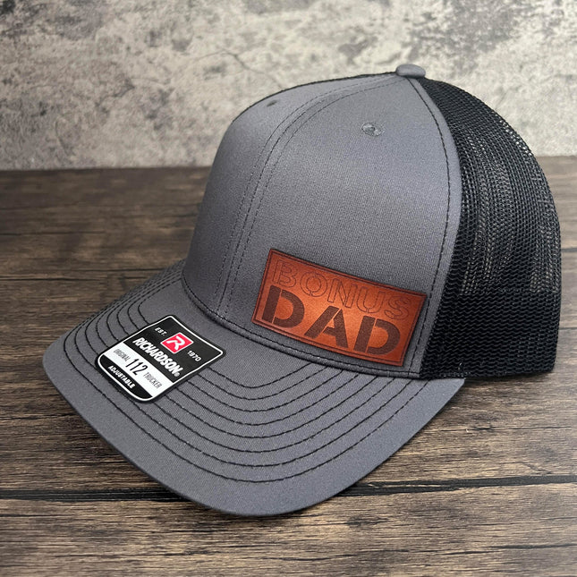 Bonus Dad Hat Gift for Step Dad on Fathers Day - Richardson 112 - patchpalooza