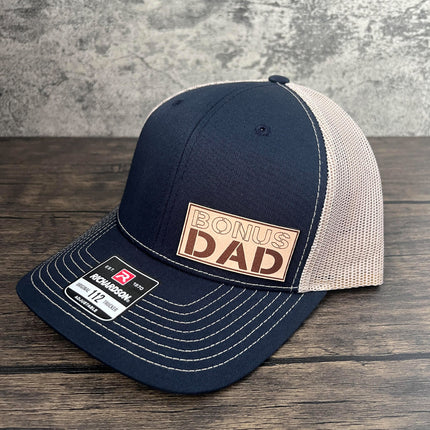 Bonus Dad Hat Gift for Step Dad on Fathers Day - Richardson 112 - patchpalooza