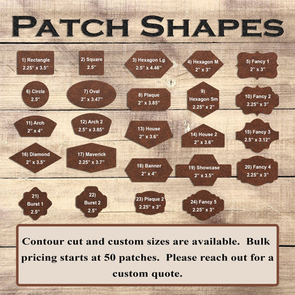 Custom Genuine Leather Patch Hat - Richardson 112 - patchpalooza