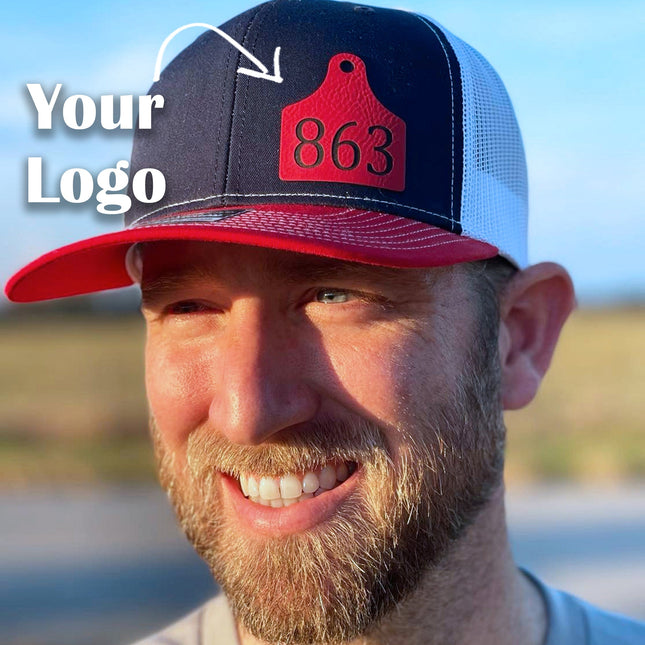 Custom Vegan Leather Patch Hat - Richardson 112 - patchpalooza
