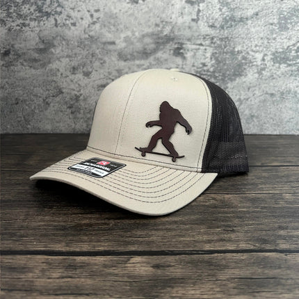 Funny Big Foot Skateboard Hat - Richardson 112 - patchpalooza