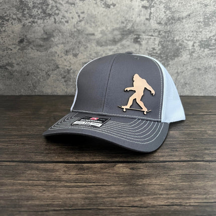 Funny Big Foot Skateboard Hat - Richardson 112 - patchpalooza