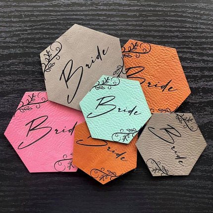Marriage Bride Patch - Leatherette Vegan Leather - patchpalooza