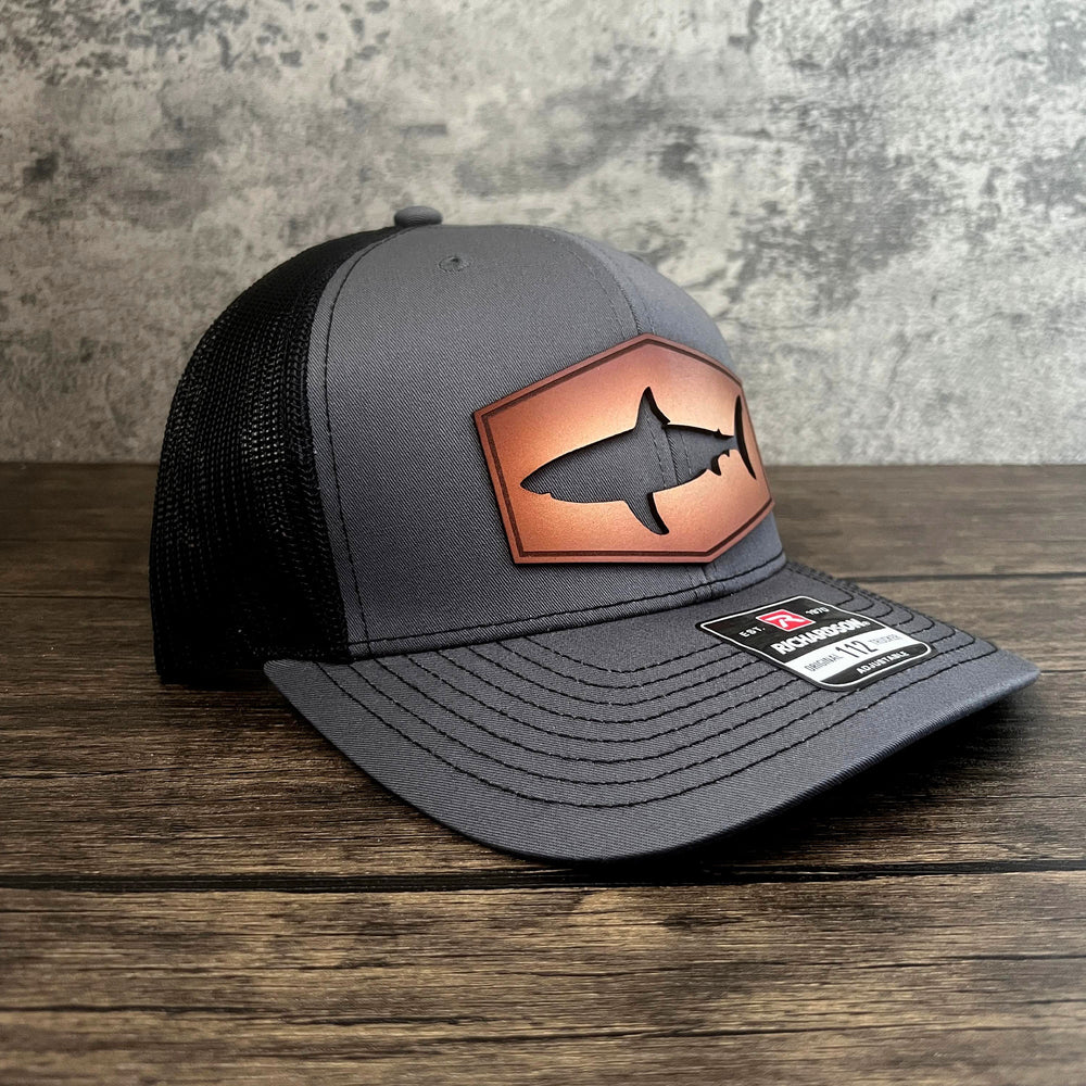 
                  
                    Shark Cut Out Trucker Hat - Richardson 112 - Limited Edition - patchpalooza
                  
                