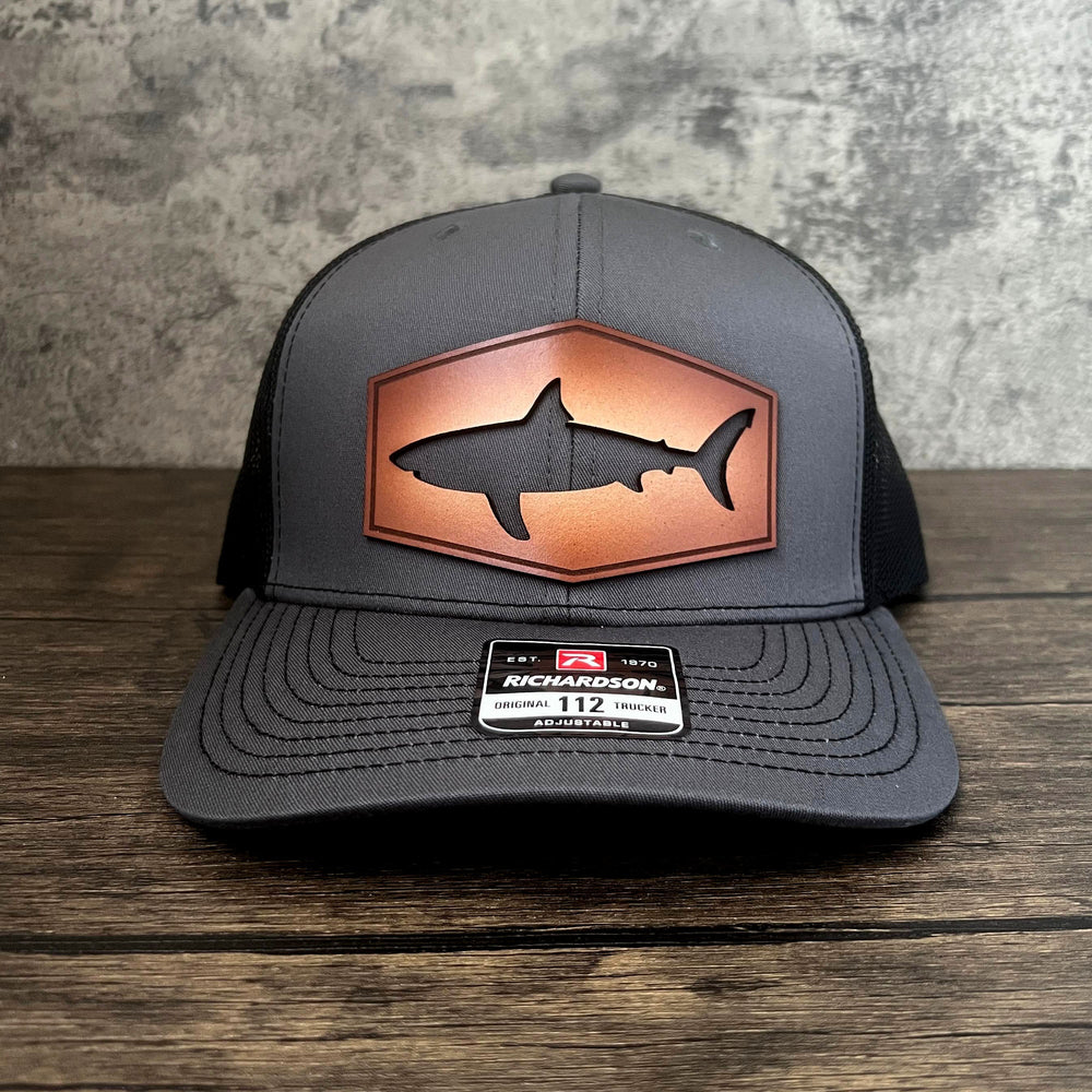 
                  
                    Shark Cut Out Trucker Hat - Richardson 112 - Limited Edition - patchpalooza
                  
                