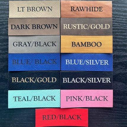 Veteran American Flag Patch for Hats, Bags, Jackets - Leatherette Vegan Leather Patch - patchpalooza