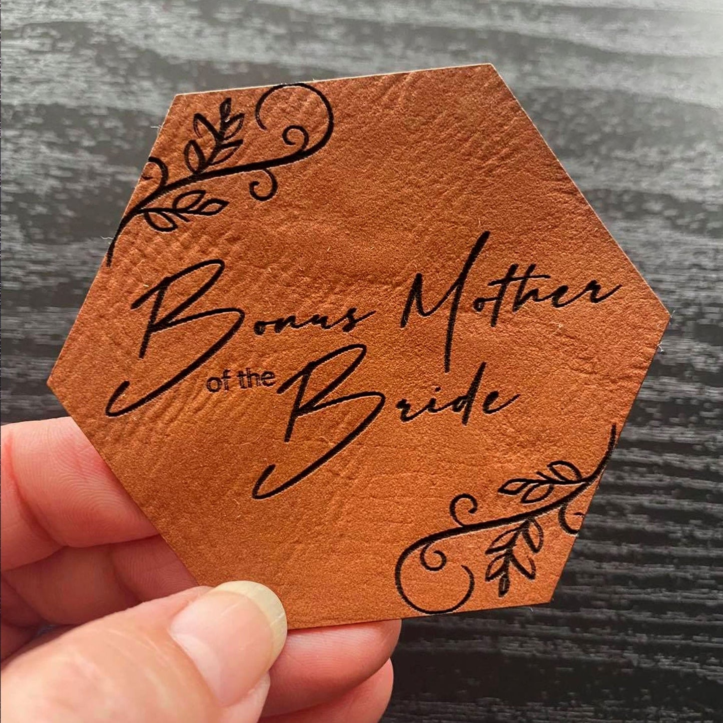 
                  
                    Wedding Bonus Mother Patch - Leatherette Vegan Leather - patchpalooza
                  
                